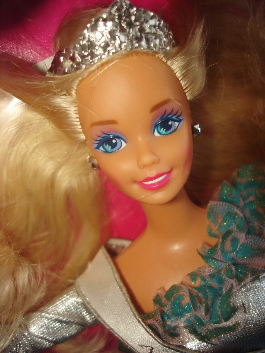 SuperStar Era AMERICAN BEAUTY QUEEN Barbie Doll #3137 China 1991