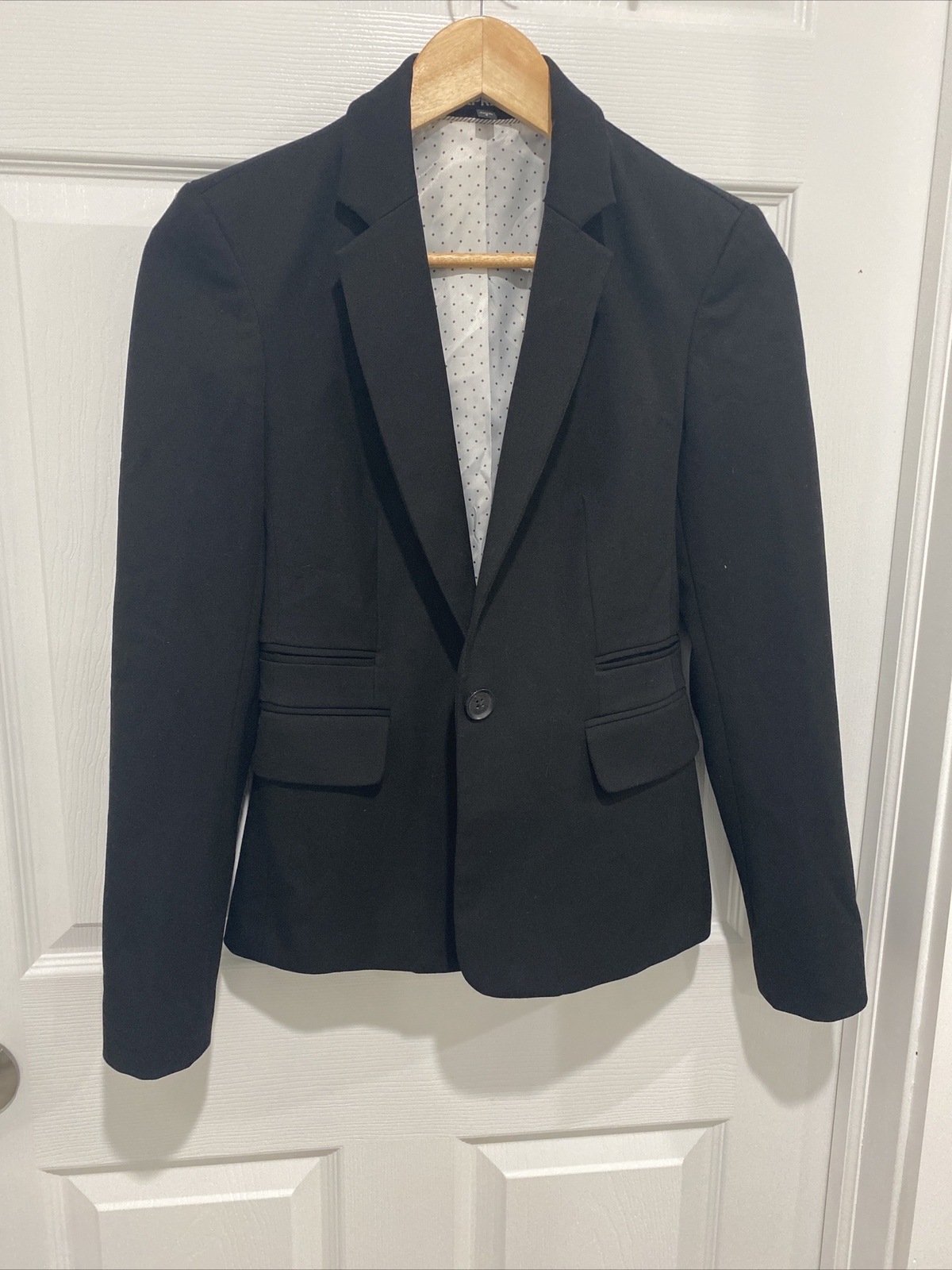 Express Womens Size 0 Solid Black Classic Blazer … - image 1