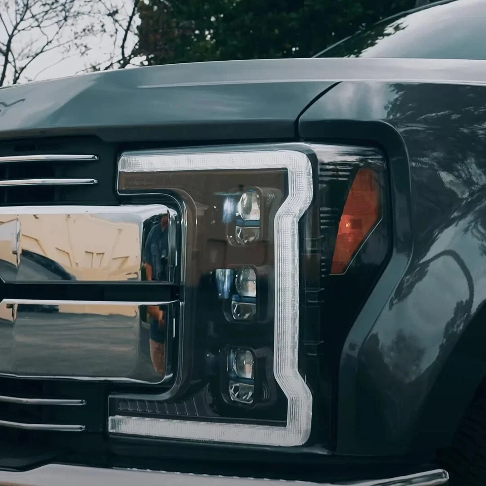 Recon LED Projector Headlights For 2017-2019 Ford Super Duty F250/F350/F450/F550 - Image 3 of 4