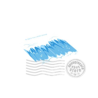 1x LEGO 79110pls01 Plastic Rectangle (waterfall pattern) | 6038373