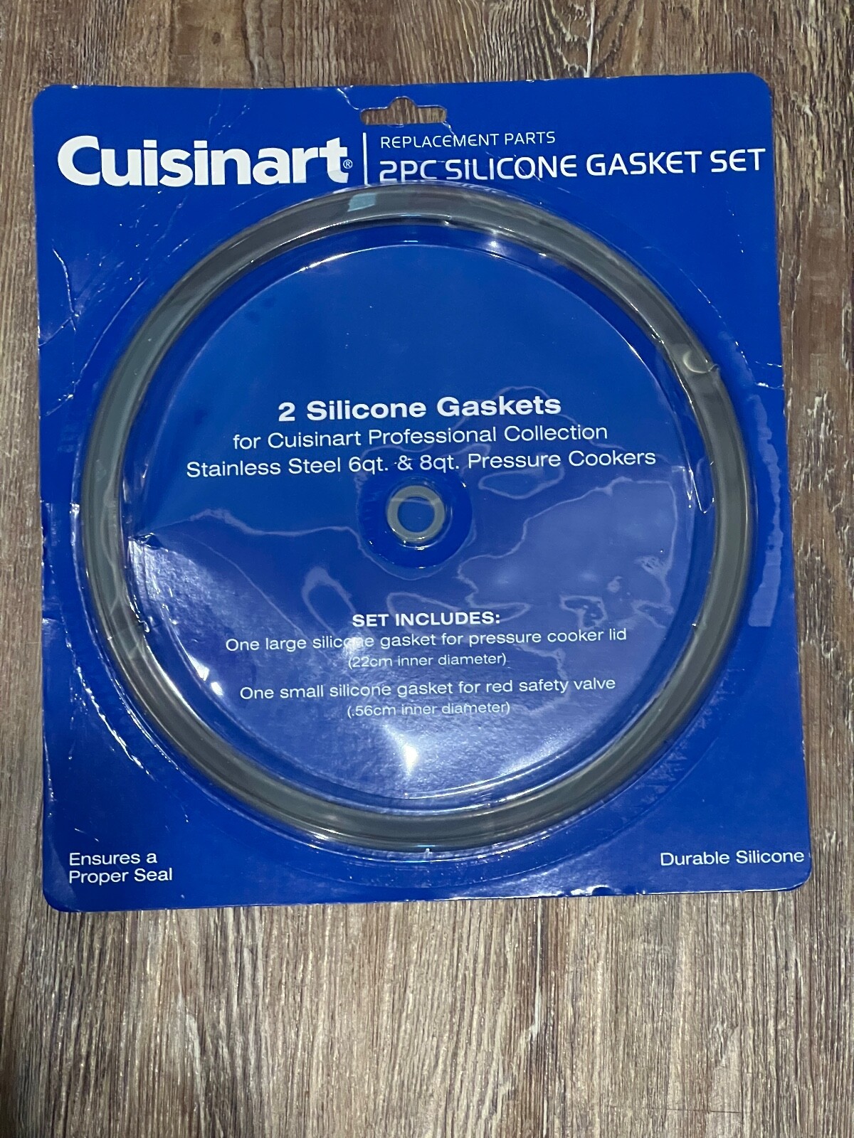NEW Cuisinart CPC22-SG2PK 6 & 8 Quart Pressure Cooker Silicone (2) Gasket
