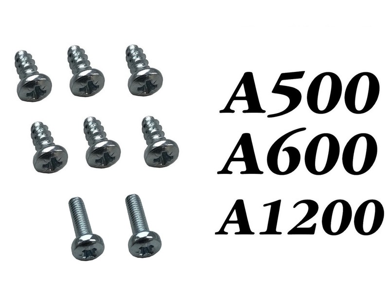 6x Amiga Case Screws 2x Floppy Bolts A500 A600 A1200 Commodore Amiga 500 1200