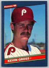 1986 DONRUSS KEVIN GROSS PHILADELPHIA PHILLIES #529