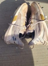 Adael Amador Game Used Baseball Cleats Colorado Rockies Prospect 