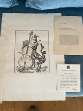 Stampa originale - IL VIOLONCELLO - di EMILIANI Paola (solo 6 esemplari)