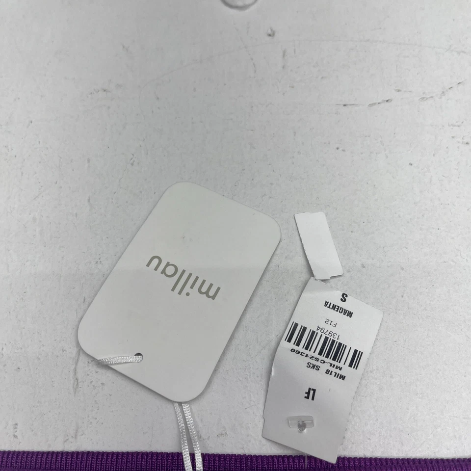 Millau Purple Rib Knit Stretch Mini Skirt Women’s Size Small New* - Image 2 of 4