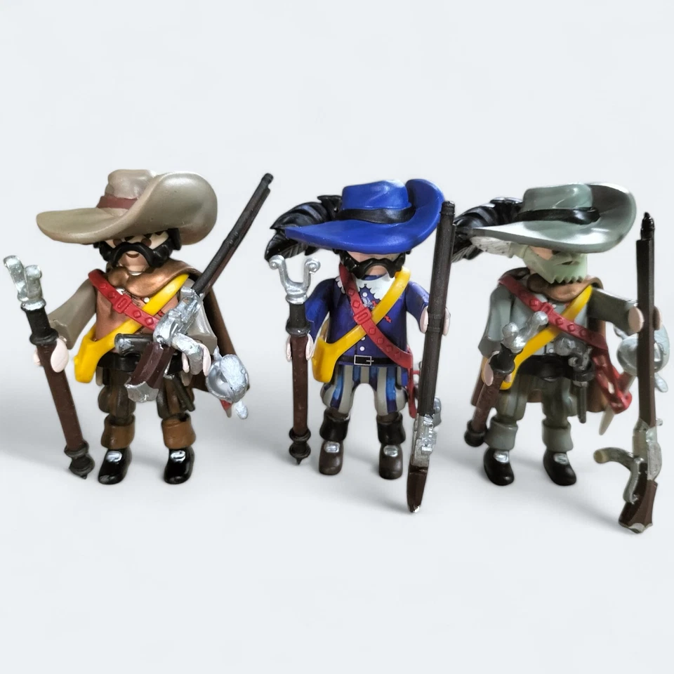 CUSTOM PLAYMOBIL PLAYMOFELIPE PLAYMOBIL CUSTOM2 CONJUNTO 3 ARCABUCEROS COMPLETOS