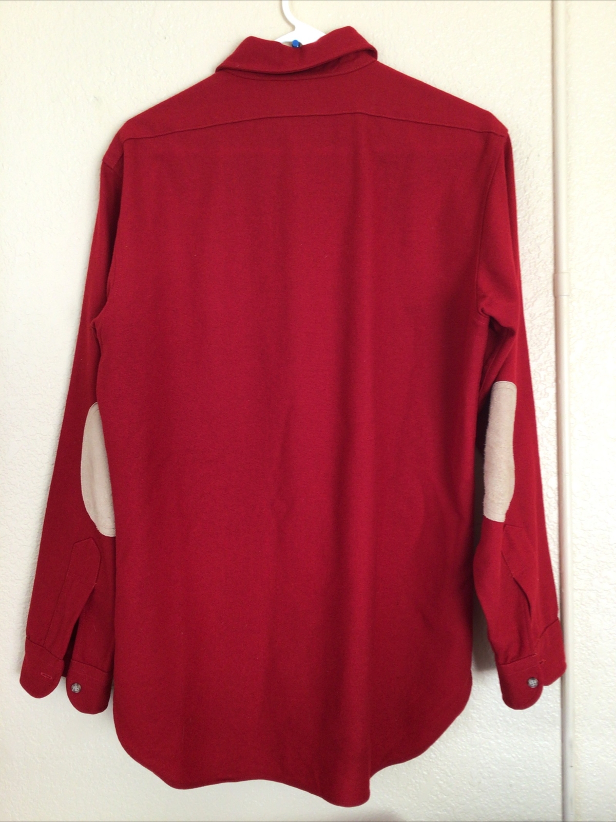 Pendleton Vintage Men Wool Button Front Shirt Red… - image 6