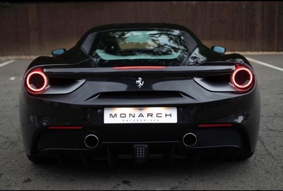 Genuine Oem Ferrari 488 Italia Spider Rear Bumper Nero Daytona Black Ebay