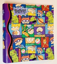 Nickelodeon RUGRATS 3-Ring Binder 1997 Notebook Vintage Performer Tommy Chuckie