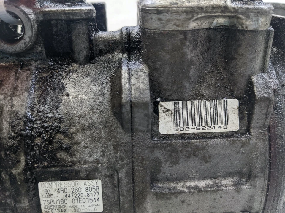 AUDI A6 S6 RS6 C5 4.2 V8 2003 AIR CON AC PUMP COMPRESSOR 4B0260805B - Image 3 of 4