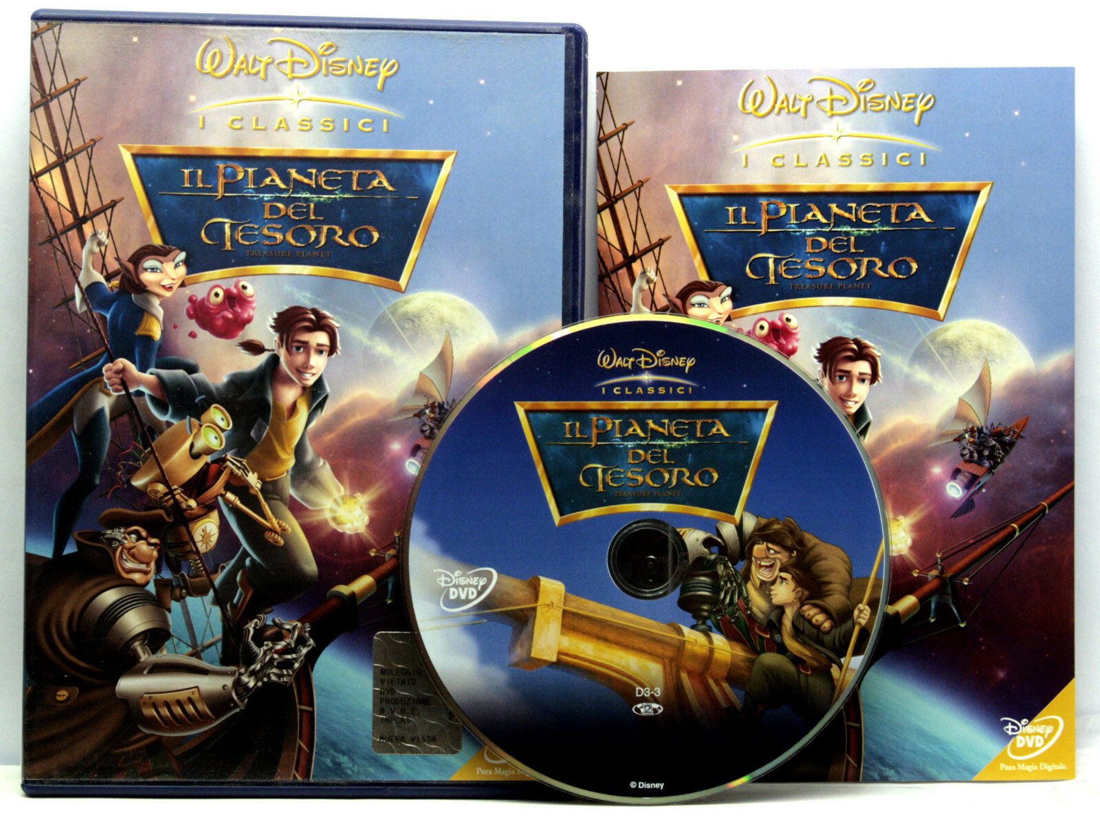 IL PIANETA DEL TESORO DISNEY ANIMAZIONE DVD EDIZIONE ITALIANA 68802