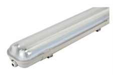 PLAFONIERA STAGNA TIPO DISANO IP65 2X36 CABLATA PER TUBI A LED T8 IGNIFUGA