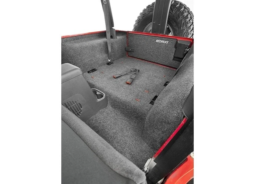 Bedrug BRTJ97R Jeep Cargo Kit 1997 - 2006 Jeep Wrangler TJ, Cargo Liner w/ Tailg Foto 2 de 3