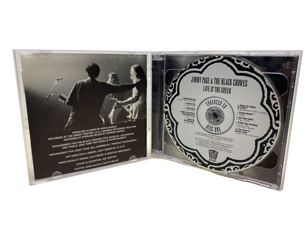 Live at Greek Jimmy Page & Black Crowes 2-CDs 2000 Excess