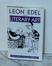 SIGNED - LEON EDEL AND LITERARY ART - 1988 - HARDCOVER - PUBLISHED BY UMI