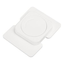 Adhesive Refrigerator Lock Rotate to Open 64x50x10mm White