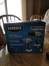 Hart 1/2" Drill & Impact Driver Kit