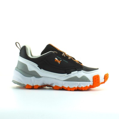 Puma x Helly Hansen Trailfox MTS Black Orange Lace Up Mens Trainers 372517 01