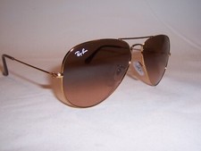 NEW RAY BAN AVIATOR Sunglasses 3025 9001A5 BRONZE/PINK BROWN 58mm Authentic