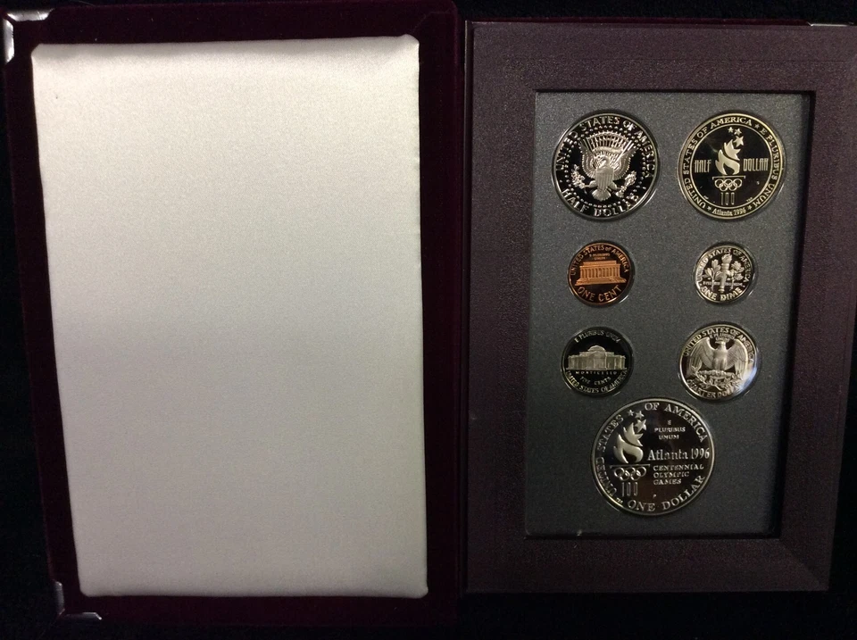 1996-S Prestige Proof Set of U.S. Coins in Mint Issued Display Wallet with COA - Image 3 of 4