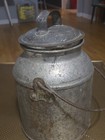 Vintage Milk Can Jug-4 Quart Dairy Pail-Country Farmhouse Decor-Metal -9.5" #126 — photo 3