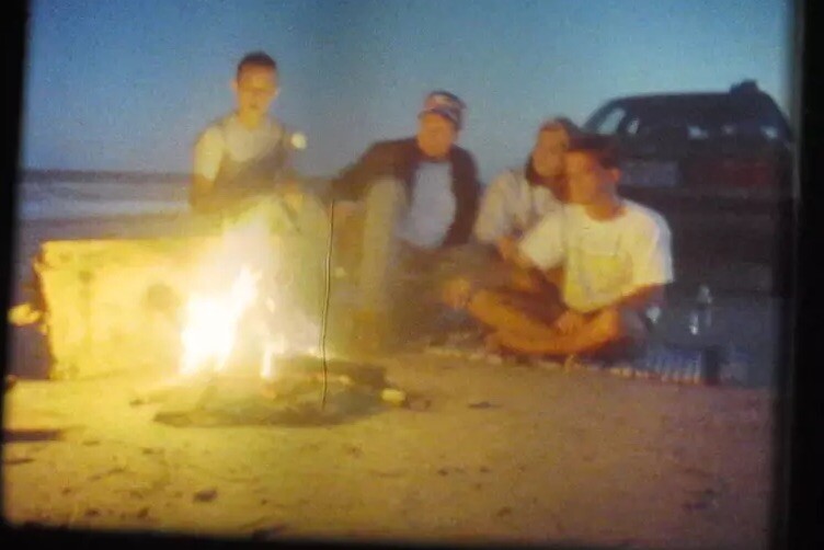 “Campfire” (1980s) Amateur 16mm Film, Marshmallow Roast, Couple Fight, Porta Pot