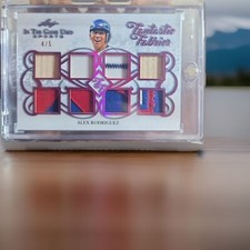 Alex Rodriguez  Leaf In The Game Used 