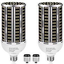 120W 2 pack LED Corn Light Bulb 1200W Equivalent  ,Commercial Grade DayLight...