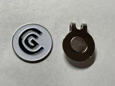 (1) Cleveland Golf 1" Coin Style Golf Marker W/ Bonus Hat Clip - A Great Deal!