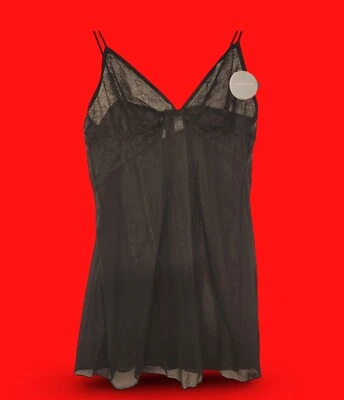 Nuisette Noire neuve Taille L de marque Vanity Fair - Photo 1/4
