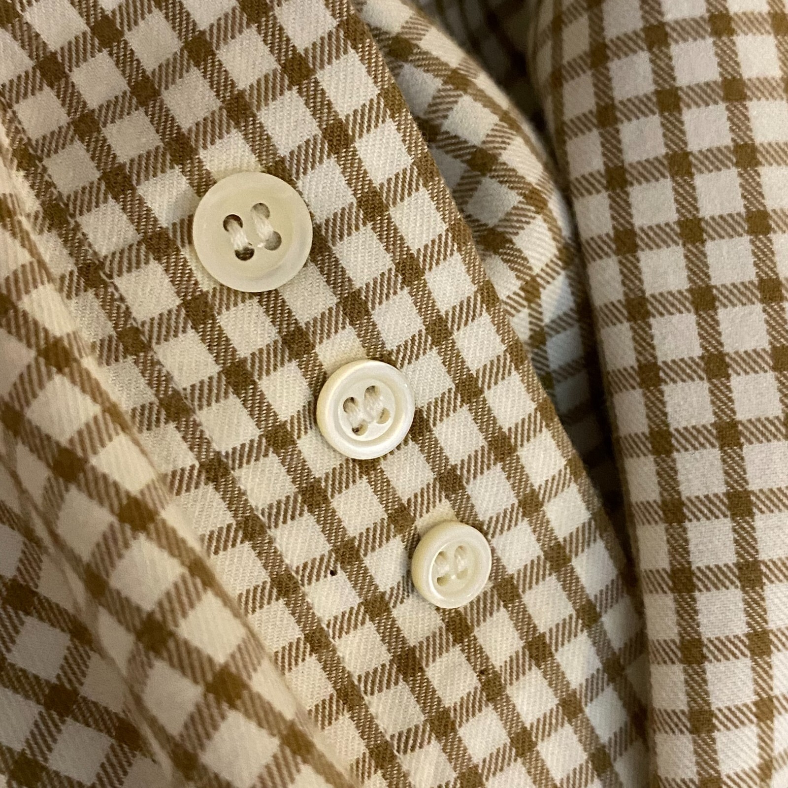 Albert Goldberg Faconnable Checkered Long Sleeve … - image 11