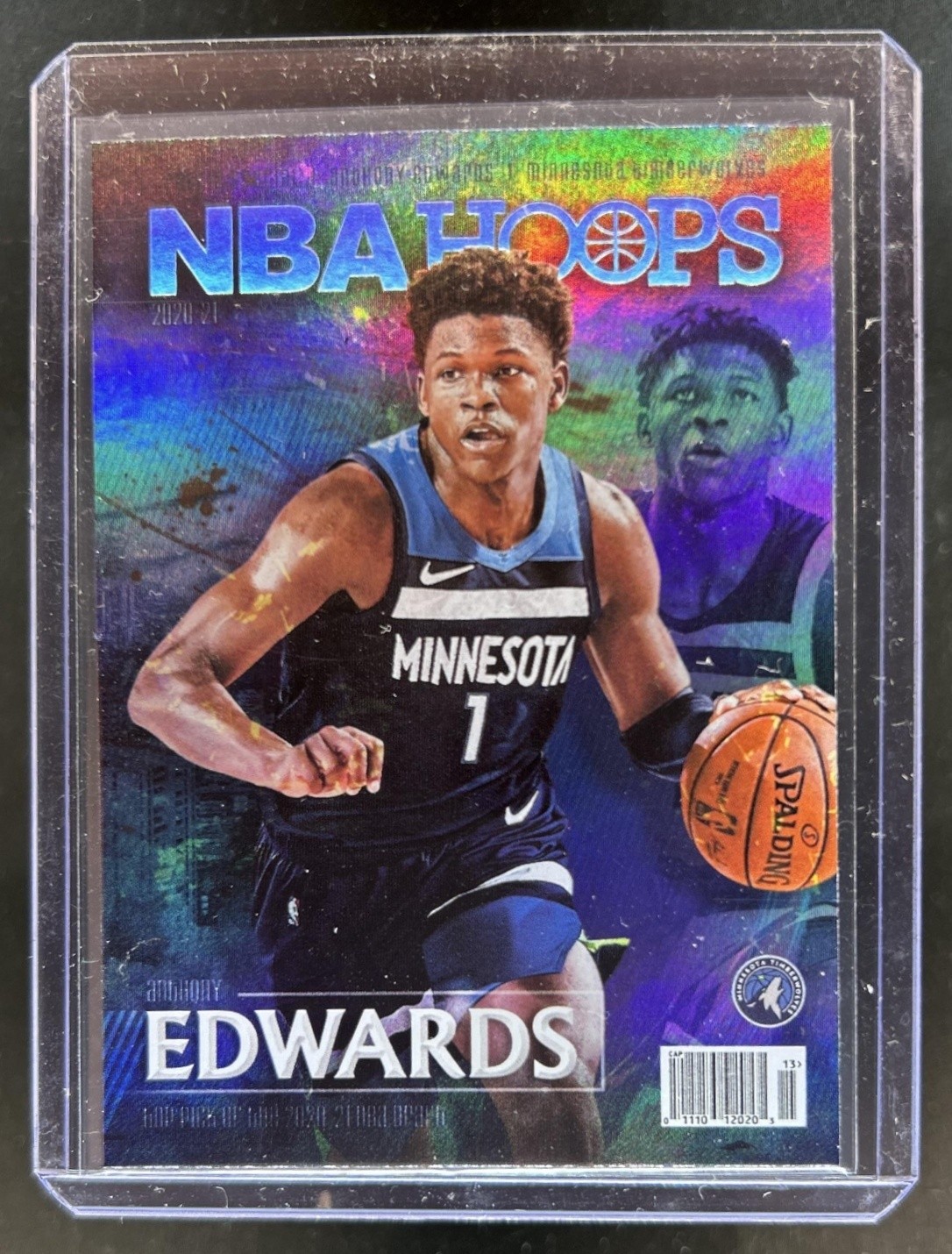 2020-21 Panini Hoops Anthony Edwards Rookie Special Holo RC #RS-1 Timberwolves