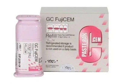 Dental GC FujiCEM Radiopaque Reinforced GIC Luting Cement 13.3g Cartridge Paste