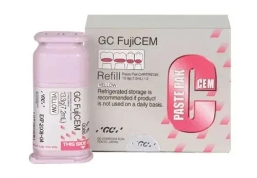 Dental GC FujiCEM Radiopaque Reinforced GIC Luting Cement 13.3g Cartridge Paste