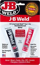 Strongest Metal Steel Aluminum Bond Adhesive Cold Weld Reinforced Epoxy Glue 2Oz
