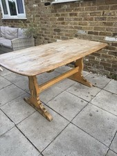 Ercol Farmhouse Refectory Dining Table Solid Elm & Beech 152cm Collection
