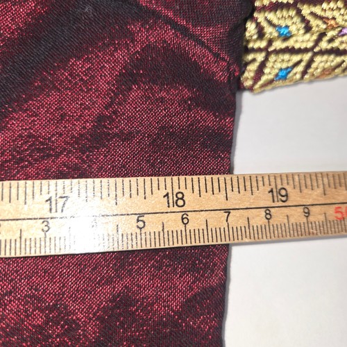 Handmade Small Artisan Top Cultural Attire Gold Brocade Trim Statement Blazer - Picture 9 of 12