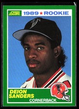 1989 Score - 1989 Rookie Deion Sanders #246 (RC)