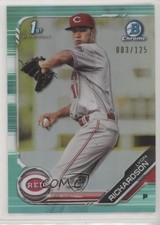 2019 Bowman Chrome Prospects Aqua Refractor 3/125 Lyon Richardson #BCP-95 i5q