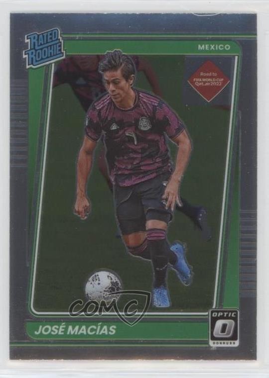 2021 Panini Donruss Road to Qatar Rated Rookie Optic Jose Juan Macias #183 0nr3