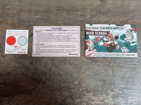 Nintendo Game & Watch Mario the Juggler Tested Working Box Manual Japan Vintage