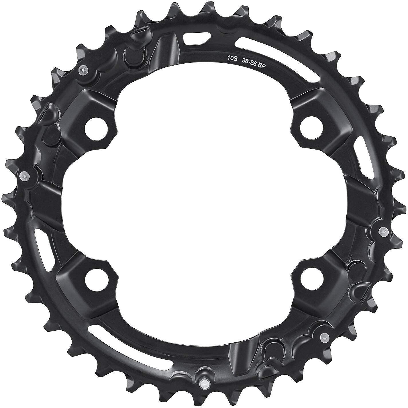 Shimano Deore FC-M4100 Deore 10 speed double outer chainring 36T-BF for 36-26T