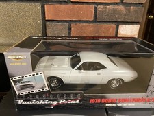 🏁ERTL American Muscle Vanishing Point 1970 Dodge Challenger R/T White 1:18 C1🏁