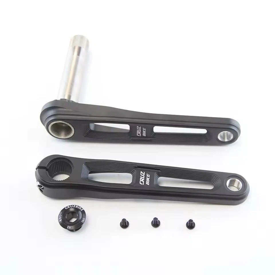 Children's Folding Bike Crankset 50mm Hollow Tech Bicycle Crank Set + Chainwheel - Image 4 of 4