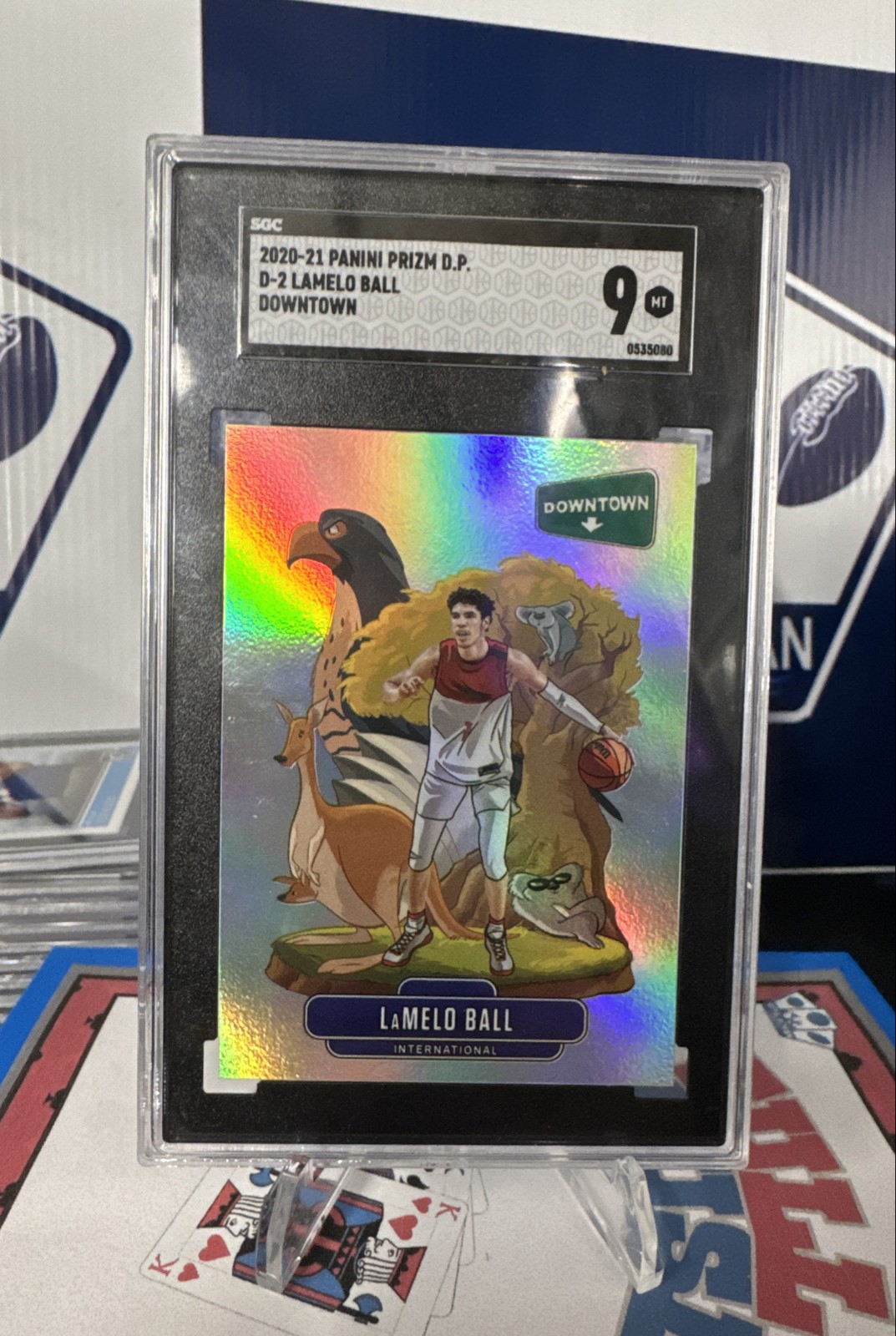 2020-21 Panini Prizm Draft Picks - Downtown LaMelo Ball #D-2 (RC)