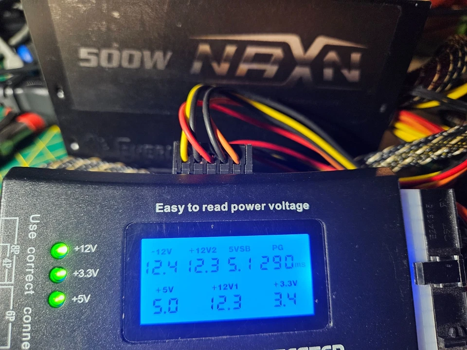 Enermax NAXN Power supply ENP500ASP 500W - Tested - Image 2 of 4