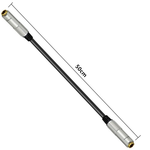 6.35mm Female to Female Audio Connector Jack Stereo Audio Extension Cable Cord - Picture 5 of 5
