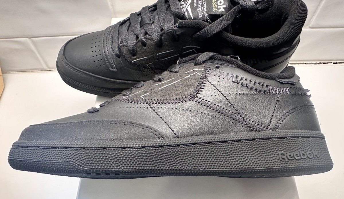 NEW Reebok x Maison Margiela Project 0 Club C Memory Of Black Size