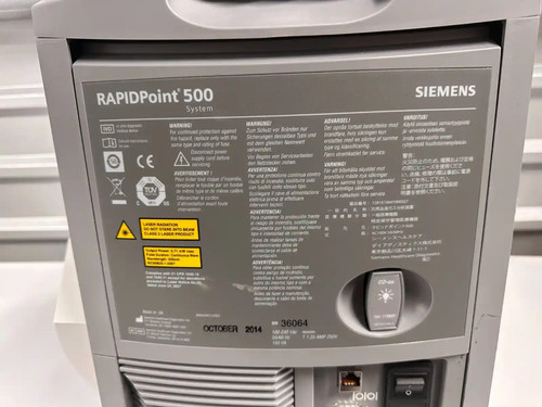 Siemens RAPIDPoint 500 Blood Gas Analyzer System - SN: 36064 - Picture 5 of 6